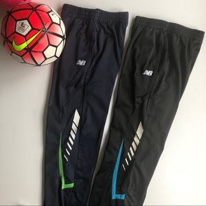 2 New Balance pants size 10-12 navy & black